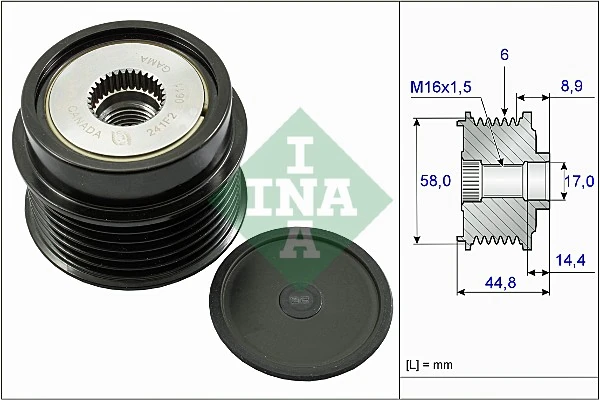 Alternator Freewheel Clutch